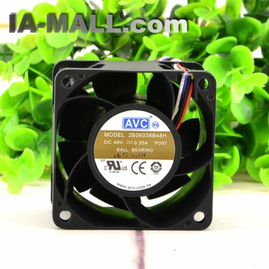 AVC 2B06038B48H DC48V 0.35A 6CM Double ball bearing cooling fan
