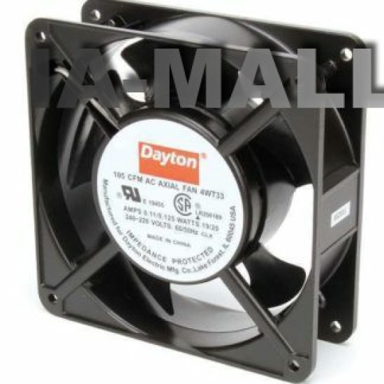 DAYTON 4WT33 230VAC 4-11/16&#8243; Square Axial cooling Fan