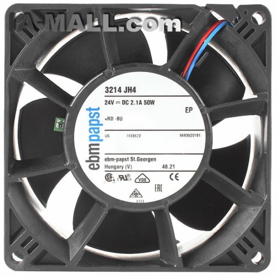 3214JH4 ebmpapst DC24V 2.1A 50W axial fan