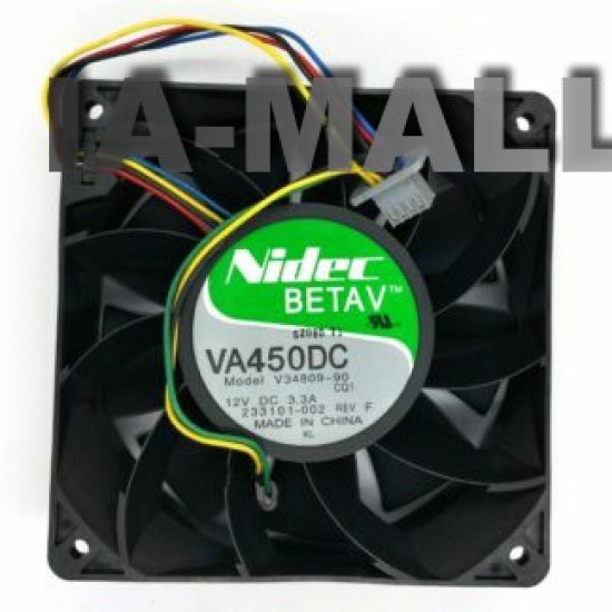 Nidec VA450DC V34809-90 12CM 12V 3.3A violence mining machine Computer Server cooling fan