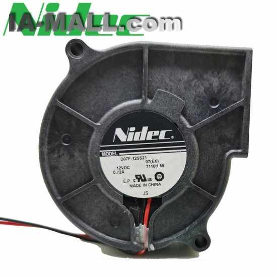 Nidec D07F-12SS21 DC12V 0.72A projector blower centrifugal cooling fan