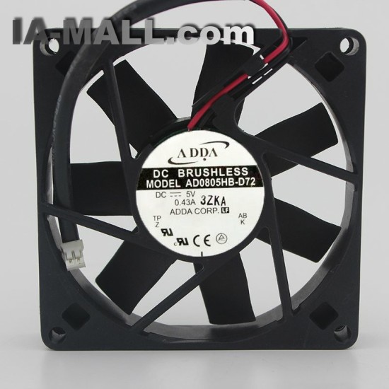 ADDA AD0805HB-D72 DC 5V 0.43A cooling fan