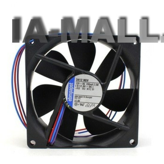 Ebmpapst 3412NGV 3412 NGV DC12V Server Square Cooling Fan