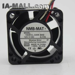 NMB 1608VL-04W-B69 40*40*mm 12VDC 0.17A 3pin cooling fan