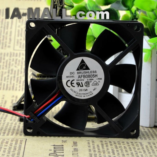 Delta AFB0805H 5V 8CM double ball-bearing 3000RPM axial cooling fan