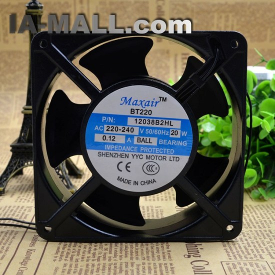 Maxair BT220 12038B2HL 20W 0.12A cooling fan