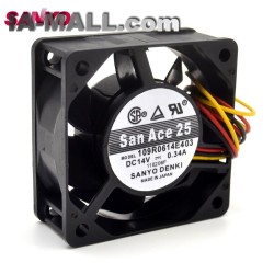 SANYO 109R0614E403 6CM 14V 0.34A double ball bearing fan