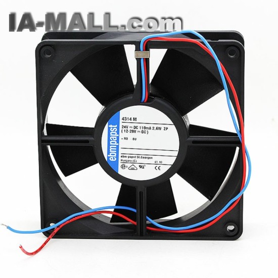 ebmpapst 4314M 2.6W DC24V 0.11A cooling fan