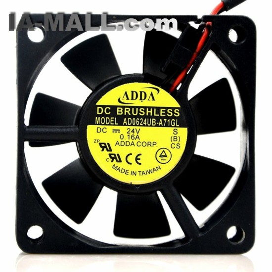 ADDA AD0624UB-A71GL 60*60*25mm 6cm DC 24V 0.16A inverter cooling fan
