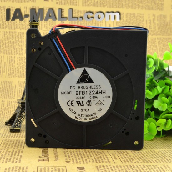 Delta BFB1224HH 24V0.80A 12CM turbo centrifugal double ball blower fan