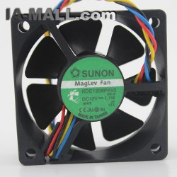 SUNON KDE1206PKV2 12V 1.1W 6CM 3-wire ultra-quiet fan