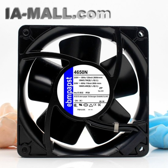 ebmpapst 4656N 465 A01 02 AC230V high temperature cooling fan