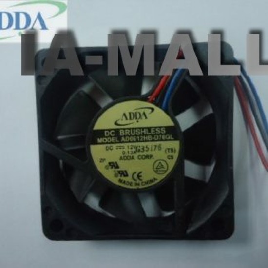 ADDA AD0612HB-D76GL DC12V 6CM 60*60*15mm 60mm DC brushless cooling fan