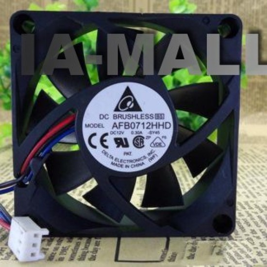 Delta AFB0712HHD  DC12V 0.3A Server Inverter Industrial Axial Cooling Fan