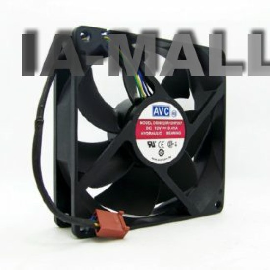 AVC DS09225R12HP207 90mm 9cm DC 12V 0.41A PWM Hydro Bearing computer pc case axial cooling fan