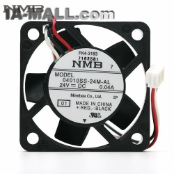 NMB 04010SS-24M-AL 24V 0.04A 40mm axial mini cooling fan