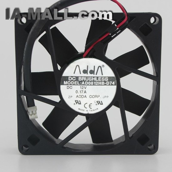 ADDA AD0812HB-D74 12V 0.17A  8CM Chassis Power Supply Fan