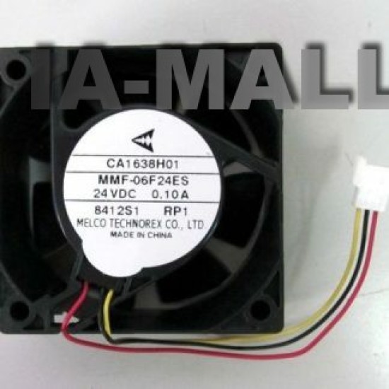 MELCO TECHNOREX   CA1638H01 MMF-06F24ES-RP1  24VDC 0.10A  Fan