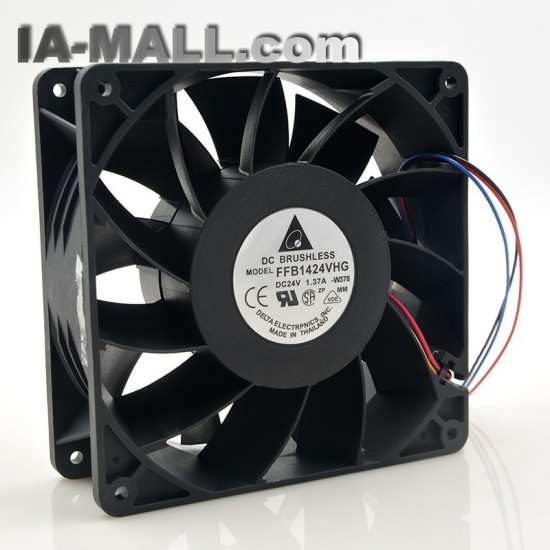 DELTA FFB1424VHG 14050 14CM 24V 1.37A fan case industrial cooling fan three-line wind