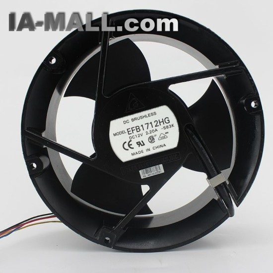 EFB1712HG  17CM 12V 2.A Air volume double ball cooling fan