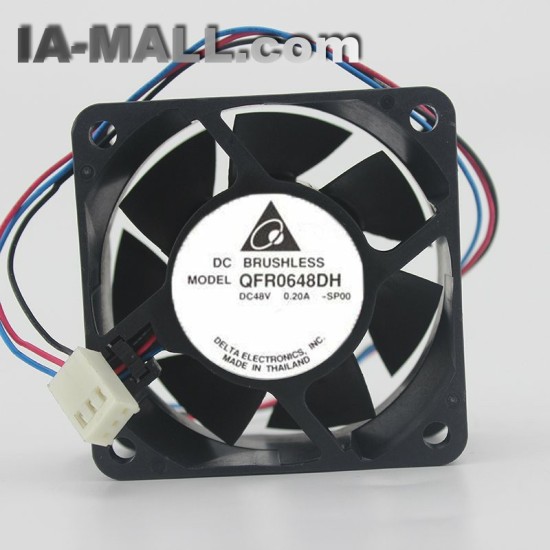 Delta QFR0648DH 48V 0.20A 6CM four-wire PWM cooling fan