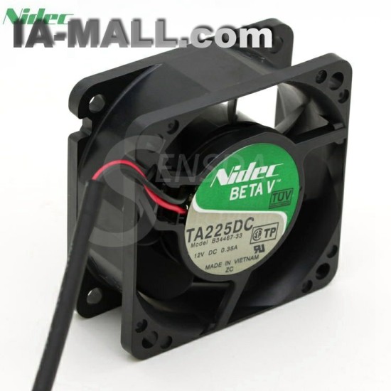 NIDEC TA225DC B34467-33 12V 0.35A 4.2W double ball bearing server inverter fan