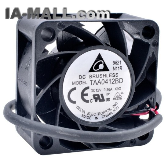 Delta TAA0412BD DC12V 0.36A server power supply large cooling fan