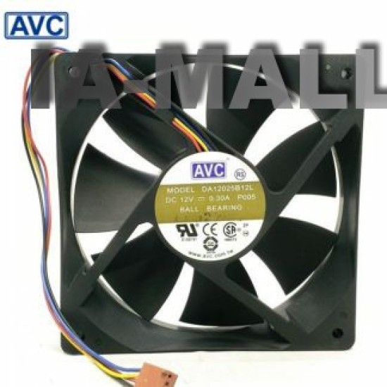 AVC DA125B12L 2V 0.3A 12cm ball bearing cooling fan