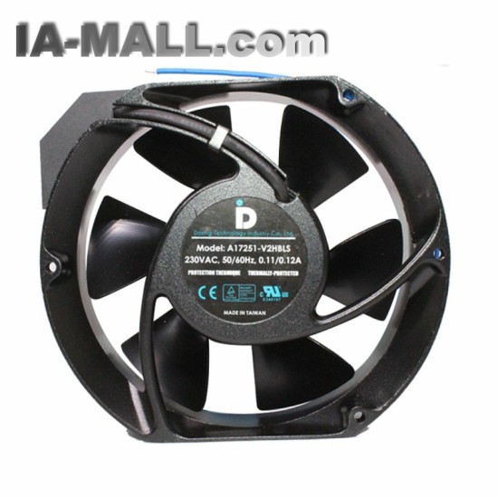 A17251-V2HBLS 230VAC 50/60Hz 0.11/0.12A Taiwan metal cooling fan
