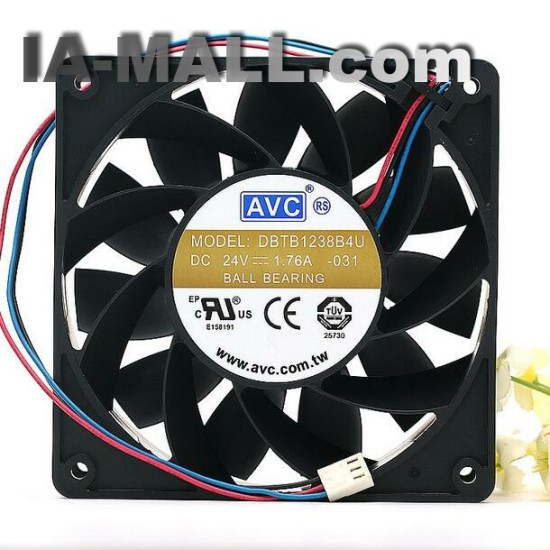 AVC DBTB1238B4U DC24V 1.76A 12CM  3-wires inverter cooling fan