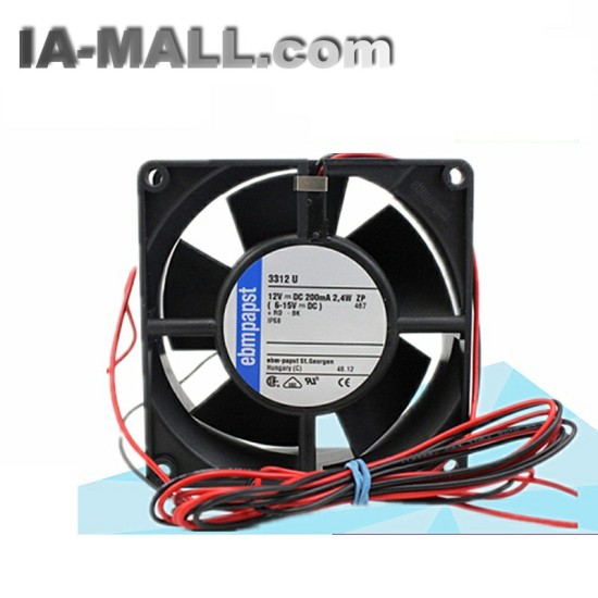 ebmpapst 3312U  DC12V 0.2A IP68 waterproof axial fan