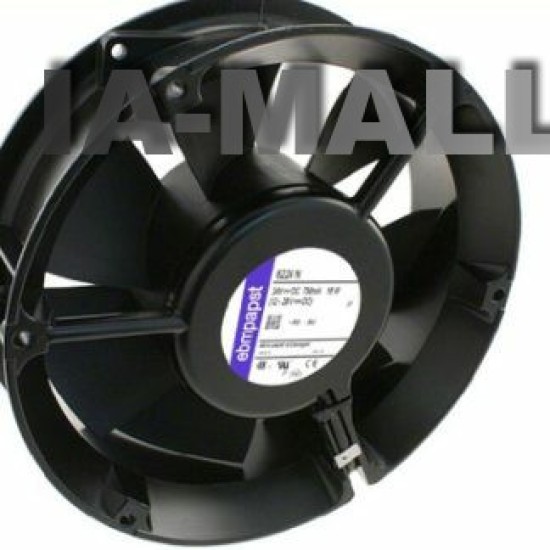 EBMPAPST TYP 6224N 24 VDC 18 w 750 ma 172 * 51 mm aluminum frame fan EBMPAPST TYP 6224N 24 VDC 18 w 750 ma 172 * 51 mm aluminum frame fan