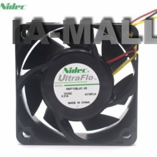 Nidec H60T12BLA7-52  12V 0.21A dual ball case cooling fan