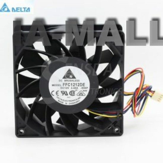 Delta FFC1212DE -S96P 12CM DC12V 2.4A industrial server inverter power supply cooling fans