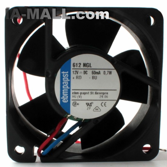 612NGL ebmpapst DC12V 0.7W cooling fan