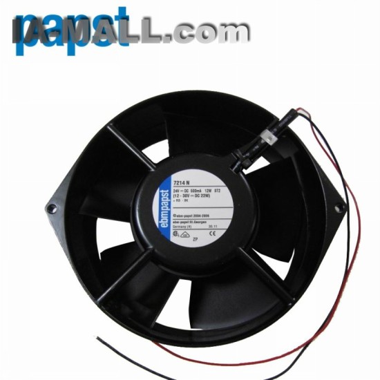 ebmpapst 7214N  DC24V 12W wind capacity axial fan