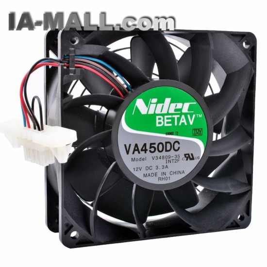 Nidec V34809-35 DC 12V 3.3A High-speed industrial cooling fan