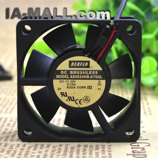 ADDA AD0624HB-A76GL DC24V 0.15A 2line 6cm inverter cooling fan