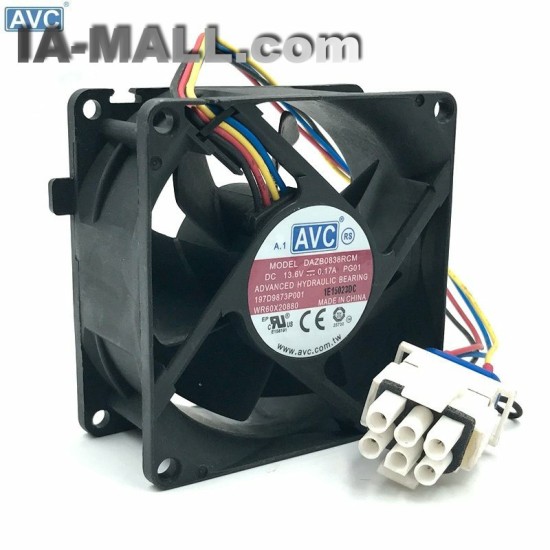 AVC DAZB0838RCM-PG01 13.6V 0.17A ball bearing fan