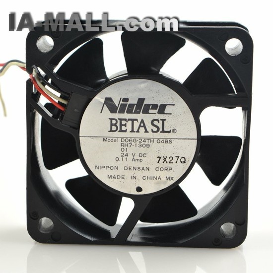 Nidec D06G-24TH 04BS 6CM 24V 0.11A inverter cooling fan