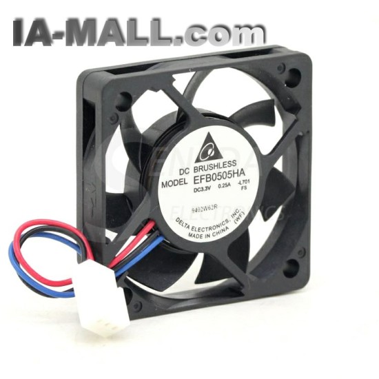 DELTA EFB0505HA 5cm DC3.3V 0.25A speed server inverter axial cooling fan