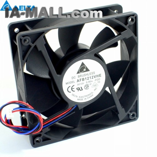 Delta AFB1212VHE -F00 DC12V 0.90A 3wire inverter axial blower cooling fan