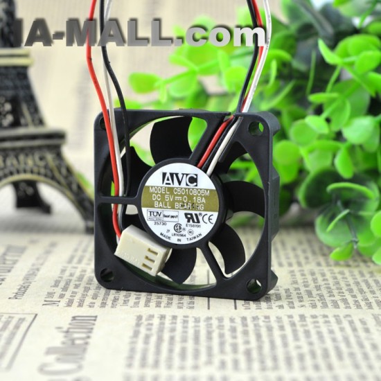 AVC C5010B05M DC5V 5CM 0.18A cooling fan