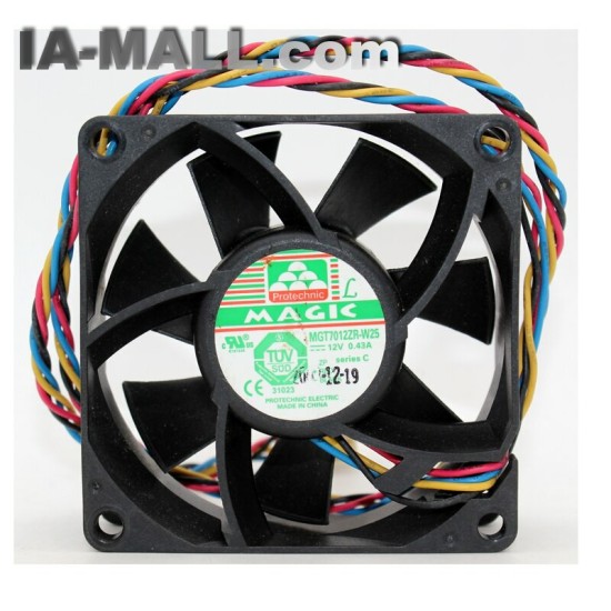 MAGIC MGT7012ZR-W25 DC12V 0.43A pwm chassis cooling fan