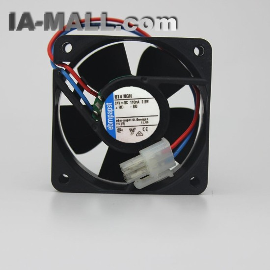 ebmpapst 614 NGH DC24V 0.11A 2.6W inverter server cooling fan