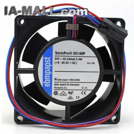 Ebmpapst 8314HP DC24V 0.24A 5.8W Server Square Cooling Fan