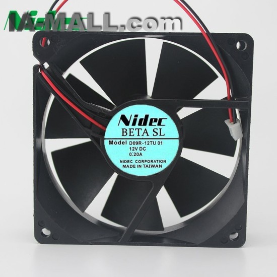 Nidec D09R-12TU 01 12V 0.2A computer chassis cooling fan