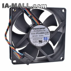 Foxconn PVA080G12H DC12V 0.60A server cooling fan