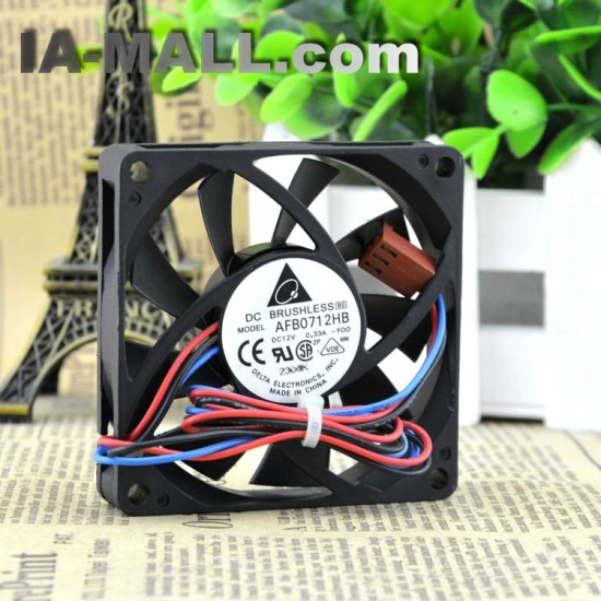 Delta AFB0712HB DC12V 0.33A double ball cooling fan