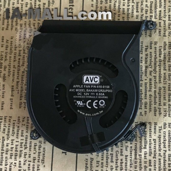 AVC BAKA0812R2UP003 DC 12V 0.6A 4-wires Cooling Fan